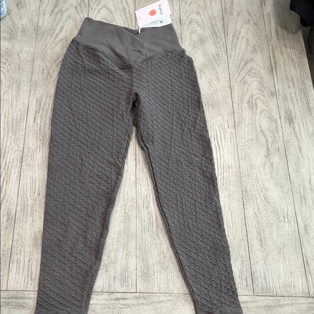 Bloom Women's Textured Gray Leggings